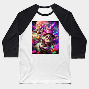 Fear And Loathing In Wonderland #53 Baseball T-Shirt